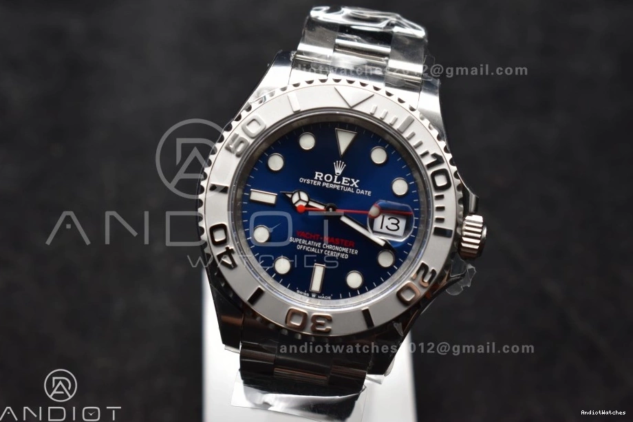 HighPerformance 904L on Bracelet Blue SS 1204 1:1 Clean Edition Yacht-Master 126622 VR Best Dial Steel 0314